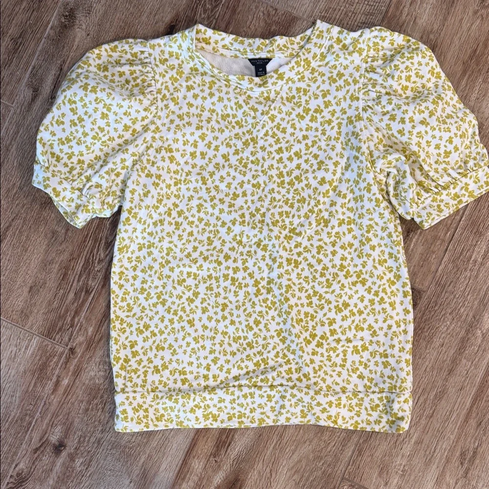 Ann Taylor Women’s Sweat Suit in Yellow Floral - Picture 3 of 4